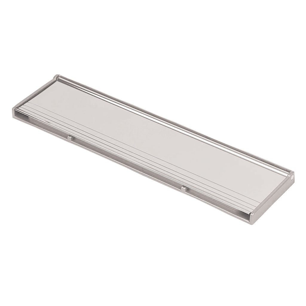 Flat Aluminium Letterbox Draught Excluder – With Flap