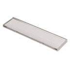 Flat Aluminium Letterbox Draught Excluder – With Flap