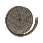 A coiled roll of textured gray felt or fabric insulation material, shown on a plain white background.