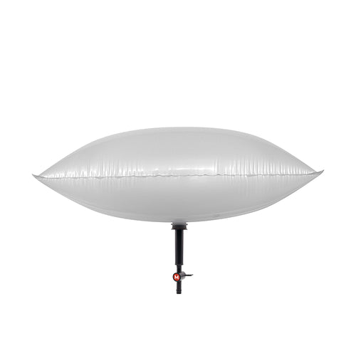Chimney Balloon® draught excluder - Medium, 24" x 14" (61cm x 36cm) side view