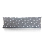 White floral Organic Cotton Door Draught Excluder