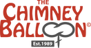 The Chimney Ballon logo featuring the words 'THE CHIMNEY BALLON' in red, with a gray chimney-pipe silhouette integrated into the lettering, and 'Est. 1989' in a black badge below on a white background.